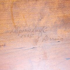 Signed Stephen Swift Four Poster Spindle Bed, circa 1995