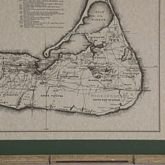 Reprint “Historical Map of Nantucket” Surveyed and Drawn by the Rev. F.C. Ewer D.D. 1869