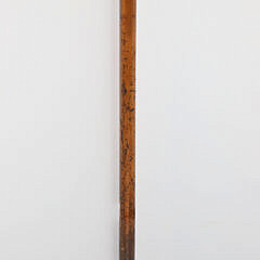 Finely Carved English Dachshund Grip Cane, circa 1880