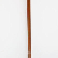 American Carved Bust of a Native American Chief Walking Stick, 19th Century