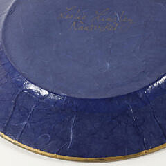 Pair of Leslie Linsley Decoupage Plates