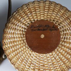 Two Donald C. Allen Nantucket Woven Baskets
