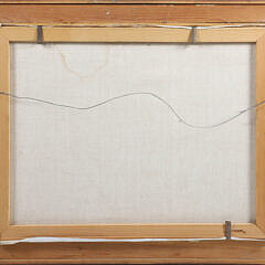 Paul Longenecker Oil on Canvas “Nantucket Boat Basin at Dusk”