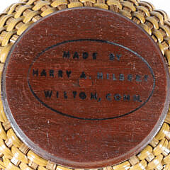 Harry Hilbert Open Round Swing Handle Nantucket Basket