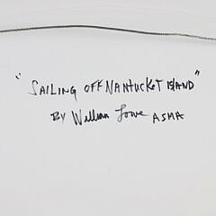 William Lowe (American b. 1940) Oil on Canvas “Top Sail Schooner at Sea”