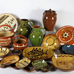 Assortment of 21 Pieces of Scandinavian and American Ceramic Pottery