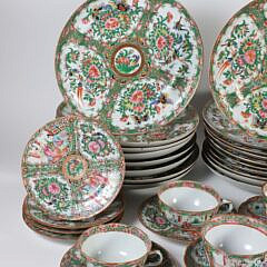 Rose Medallion Partial Dinner Service