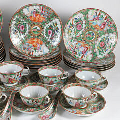 Rose Medallion Partial Dinner Service