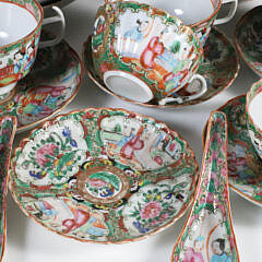 Rose Medallion Partial Dinner Service