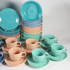 Fiesta Ware Dinner Service