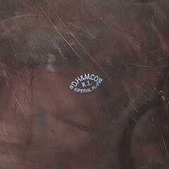 Four Antique Copper Skillets