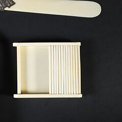 Four Assorted Antique Bone Pieces Including Glove Stretchers, Boot Pull, Letter Opener and Tambour Box