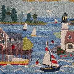 Claire Murray Coastal Harbor Hooked Rug