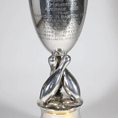 Silver Plated Masonic Bowling Tournament 1922-1923, Raymond R. Bastow, Capt. 