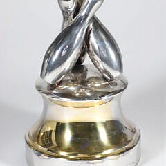 Silver Plated Masonic Bowling Tournament Trophy