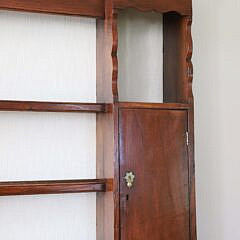 English Oak Welsh Cupboard in Two Sections, 19th Century