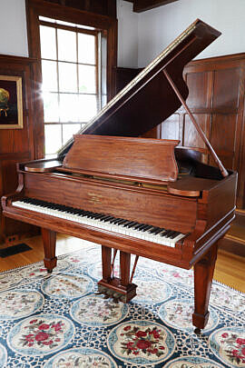 Steinway & Sons Mahogany Grand Piano
