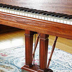 Steinway & Sons Mahogany Grand Piano