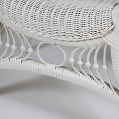 Vintage Michael’s Classic Wicker Window Bench, circa 1987