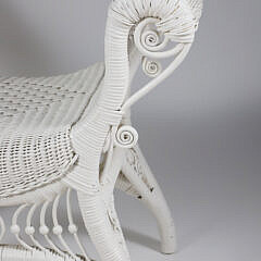 Vintage Michael’s Classic Wicker Window Bench, circa 1987