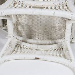 Vintage Michael’s Classic Wicker Window Bench, circa 1987