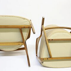 Pair of Mid Century Teak Audo Copenhagen Elizabeth STYLE Lounge Chairs