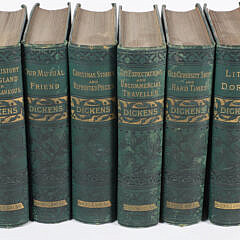 6 Volumes: “Illustrated Dickens Books”, Bedford & Clark Co.