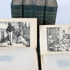 6 Volumes: “Illustrated Dickens Books”, Bedford & Clark Co.