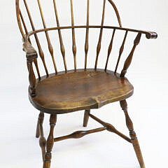 American Sack Back Windsor Armchair, 18th Century