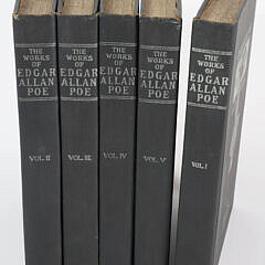 5 Volumes: The Works of Edgar Allan Poe, P.F. Collier & Son, 1903