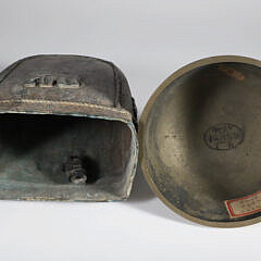 Asian Bronze Bell and Buddhist Temple Bowl Gong