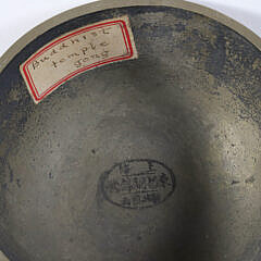 Asian Bronze Bell and Buddhist Temple Bowl Gong