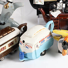 Collection of 13 Collectible Porcelain Tea Pots