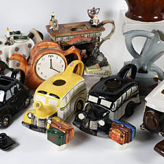 Collection of 13 Collectible Porcelain Tea Pots