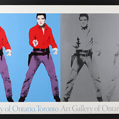 Elvis Poster "Art Gallery of Ontario, Toronto" Featuring Andy Warhol