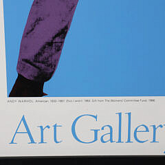 Elvis Poster “Art Gallery of Ontario, Toronto” Featuring Andy Warhol