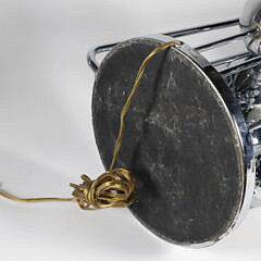 Mid Century Modern Space Age Chrome Globe Lights Lamp, circa 1960s