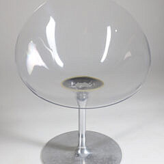 Ero|s| by Kartell with Starck Plastic Contemporary Swivel Armchair Designed by Philippe Starck