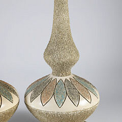 Pair of Quartite Creative Corp Genie Lamps circa 1960