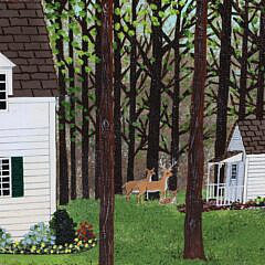 Jane Wooster Scott Oil on Canvas “New England Homestead”