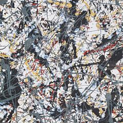 Jackson Pollock “Action Painting” 1948 Framed Poster