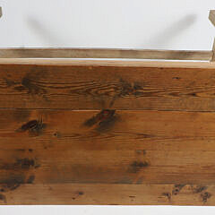 Antique Pine H-Stretcher Work Table