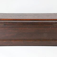 American Oak Tool Work Box, 19th Century