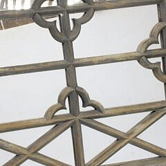 Pair of Architectural Windows with Mirror Inserts, 19th Century