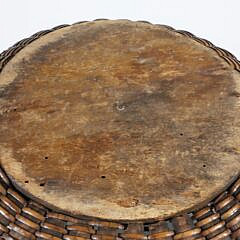 Large Nantucket Round Work Basket circa 1860-1870