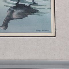 Robert Reynolds Watercolor on Rag Paper “In the Shallows”