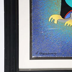 Anatole Krasnyansky Limited Edition Serigraph “Cafe 2001” #206/350