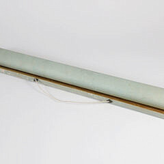 Japanese Watercolor Scroll Depicting Fall Plants Including a Poinsettia