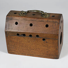 Wood Ferret Traveling Cage, 19th Century