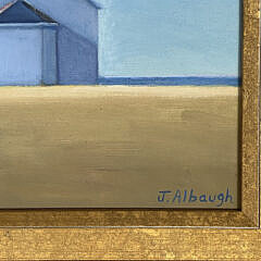 Joan Albaugh Oil on Board “Spring Brings Blue Skies”